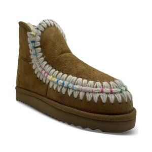 Wild Pair Jolene Pull-on Winter Booties Chestnut Size 8M